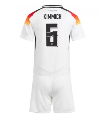 Tyskland Joshua Kimmich #6 Hjemmebanesæt Børn EM 2024 Kort ærmer (+ korte bukser)